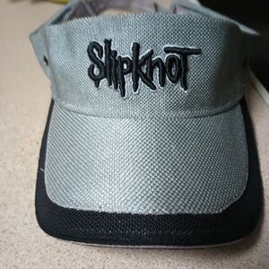 Slipknot Embroidered Visor - Light Gray with Black Trim